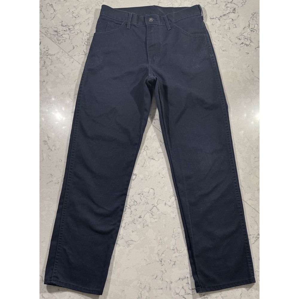 Dickies StayDark Work Pants Mens 30x32 Navy Blue Regular Fit 5-Pocket C7988DN